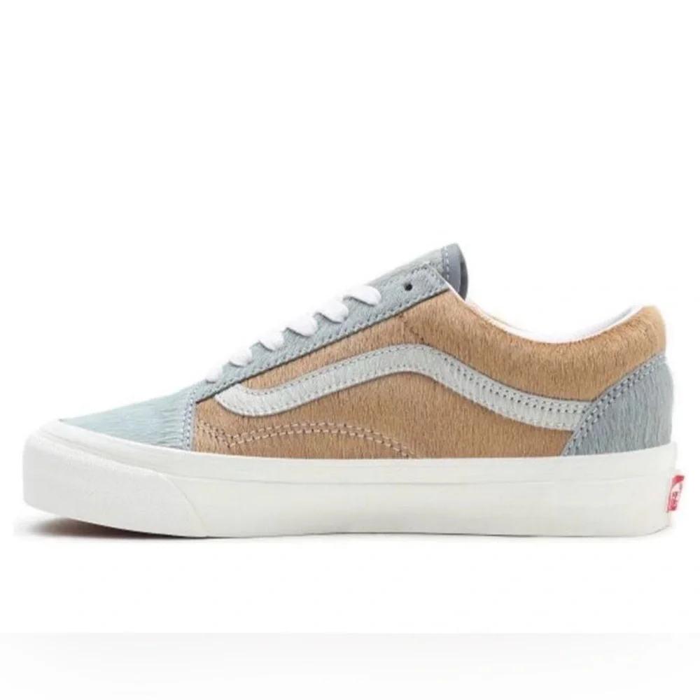 Vans Old Skool 36 DX 'Anaheim Factory Grey Pony Hair Sneakers - Picture 1 of 6